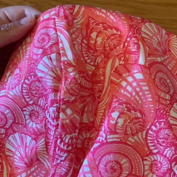 Vineyard Vines structured pink shell dress with ribbing - Picture 9 of 13